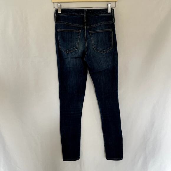 Universal Thread medium wash high rise skinny women's size 0 jeans casual pants - Picture 5 of 9